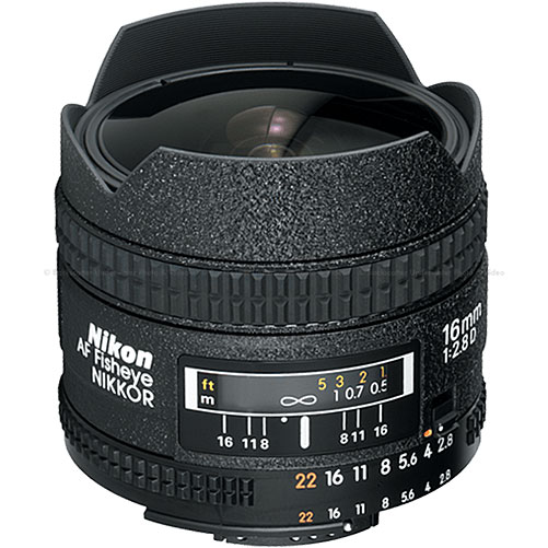 Nikon 16mm f2.8D AF Nikkor Fish-Eye (Bayonet)