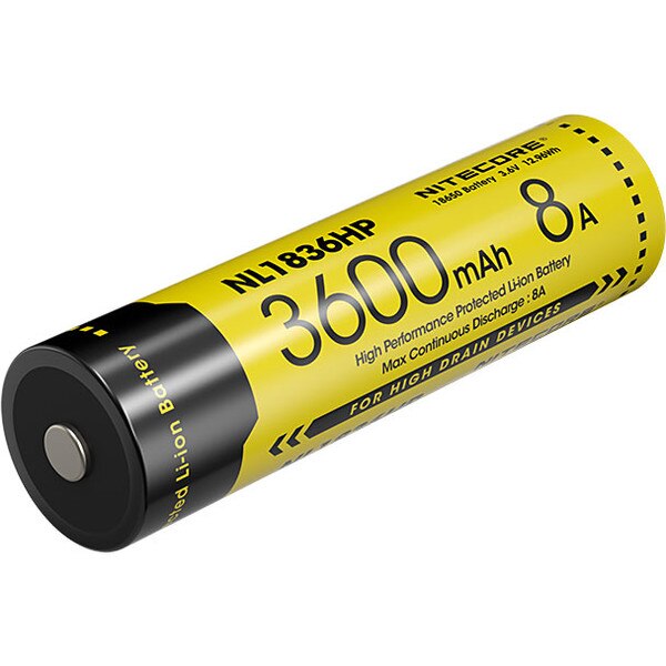 Nitecore 18650 NL1836HP 3600mAh Rechargeable Battery