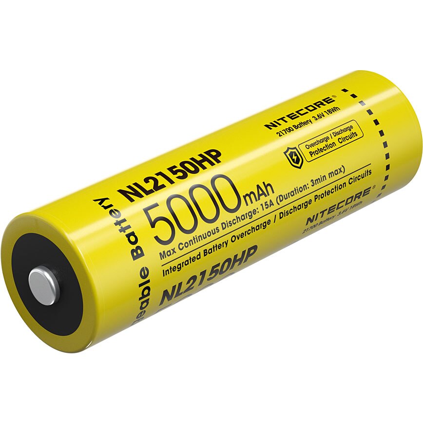 NiteCore 21700 Rechargeable Li-Ion Battery NL2150HP