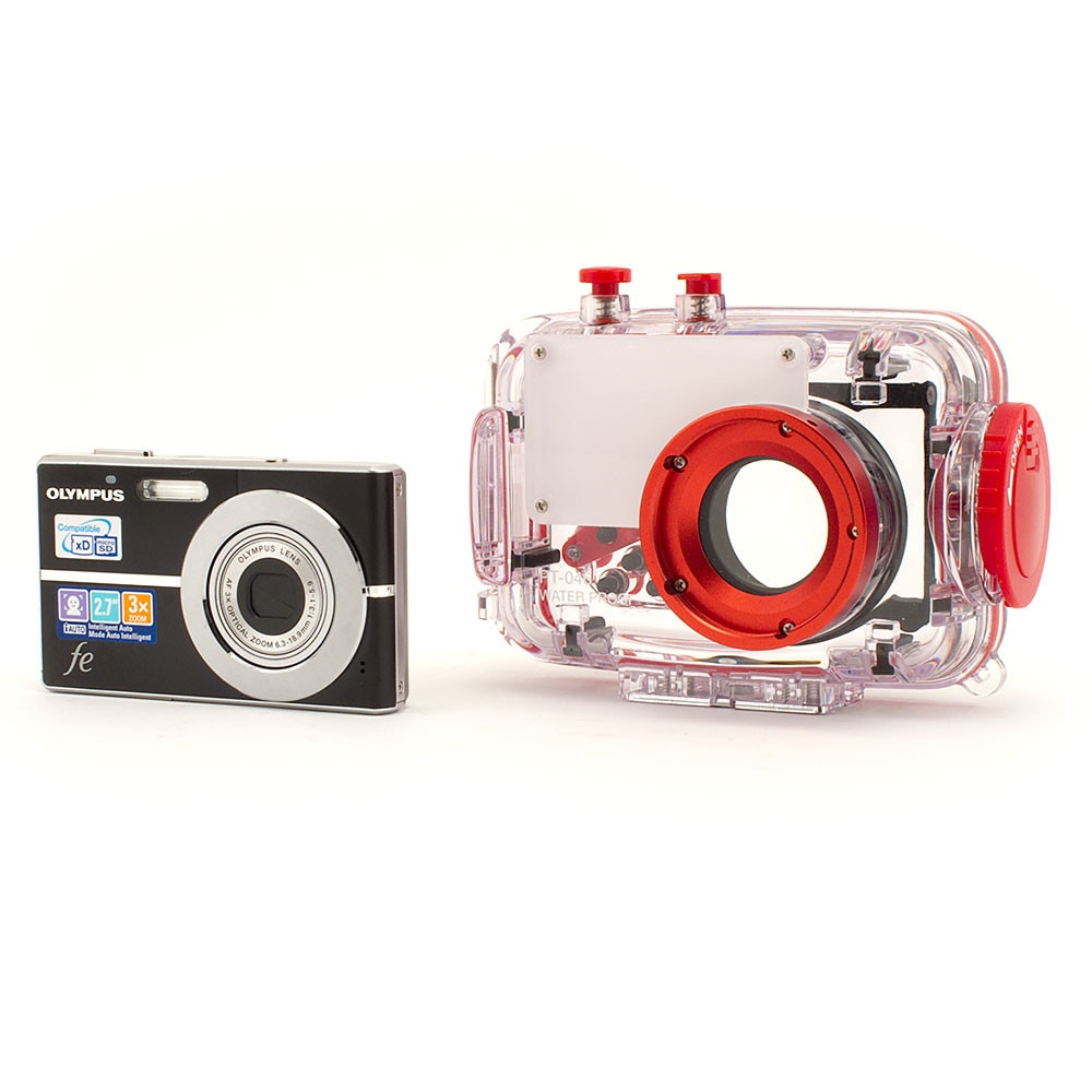 Olympus Refurbished FE360 Digital Camera & Housing combo