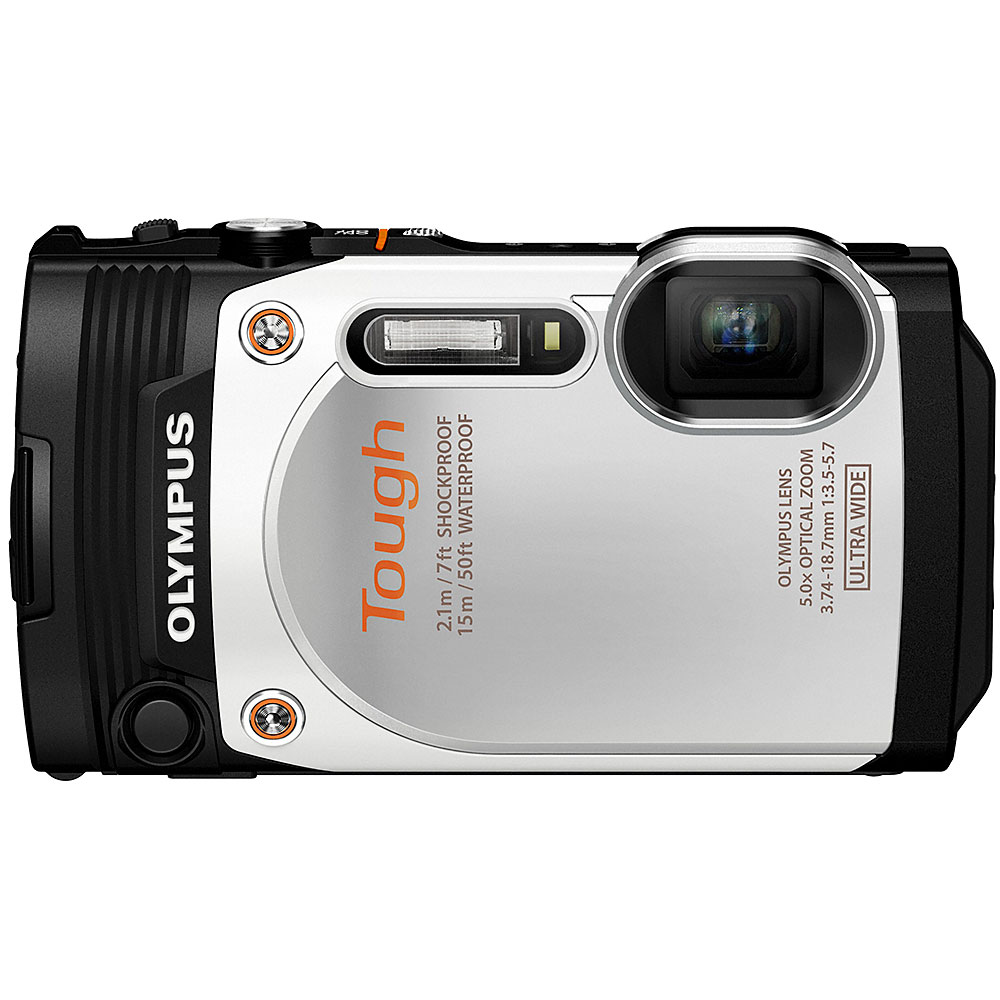 Olympus Tough TG-860 Waterproof Compact Camera - White