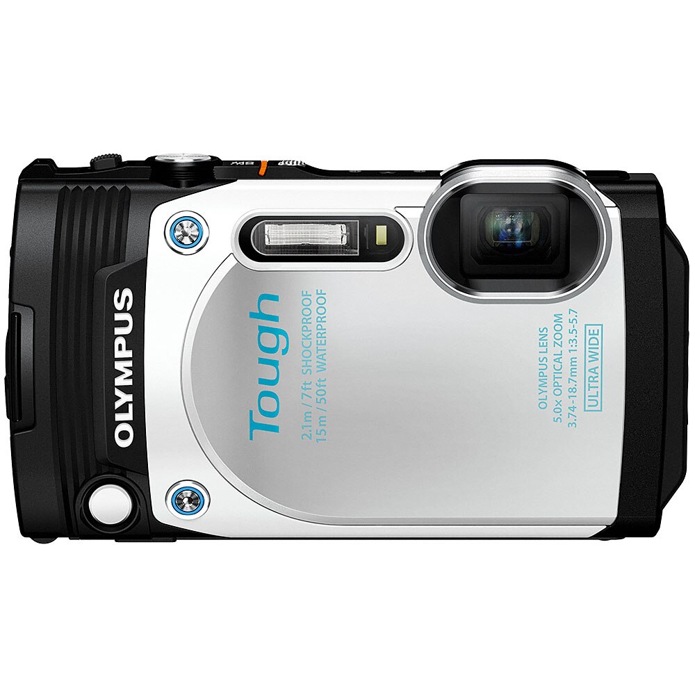 Olympus Tough TG-870 Waterproof Compact Camera - White