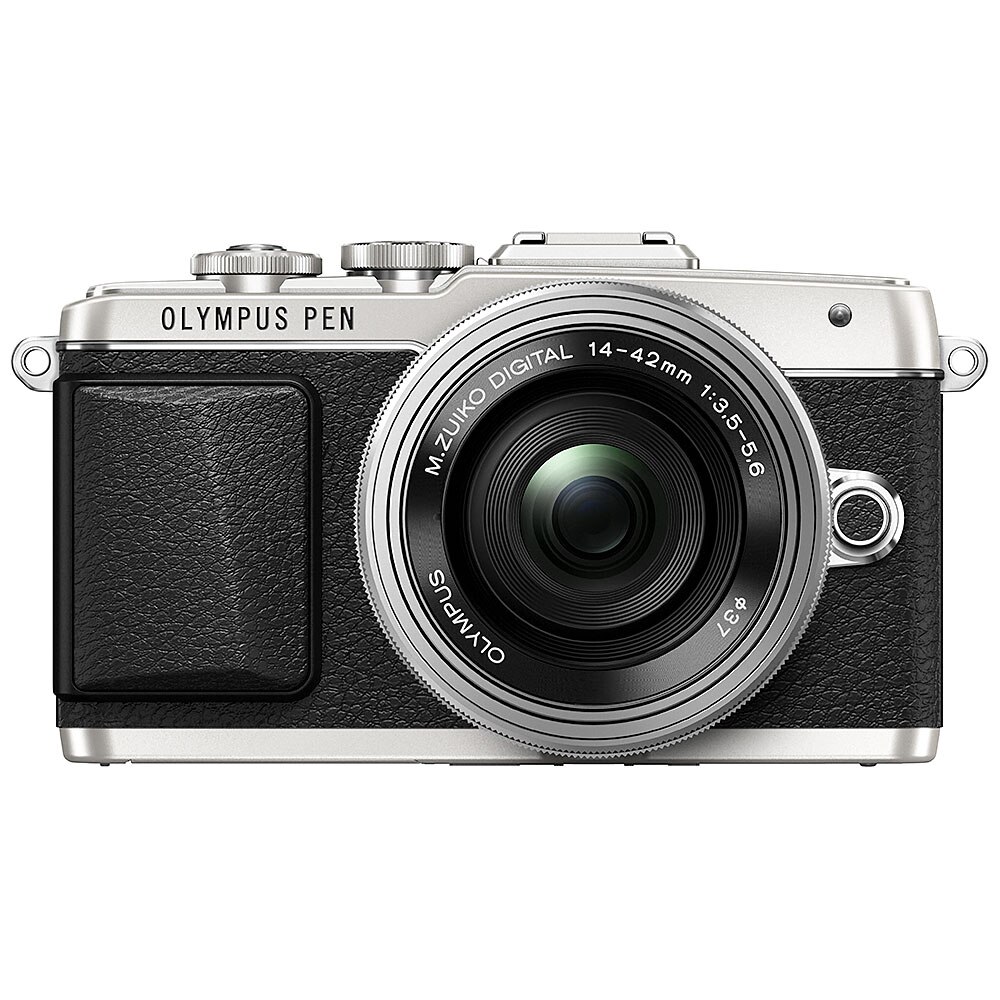 Olympus Pen E Pl7 Micro 4 3 Mirrorless Silver Camera With 14 42mm 2r Silver Lens