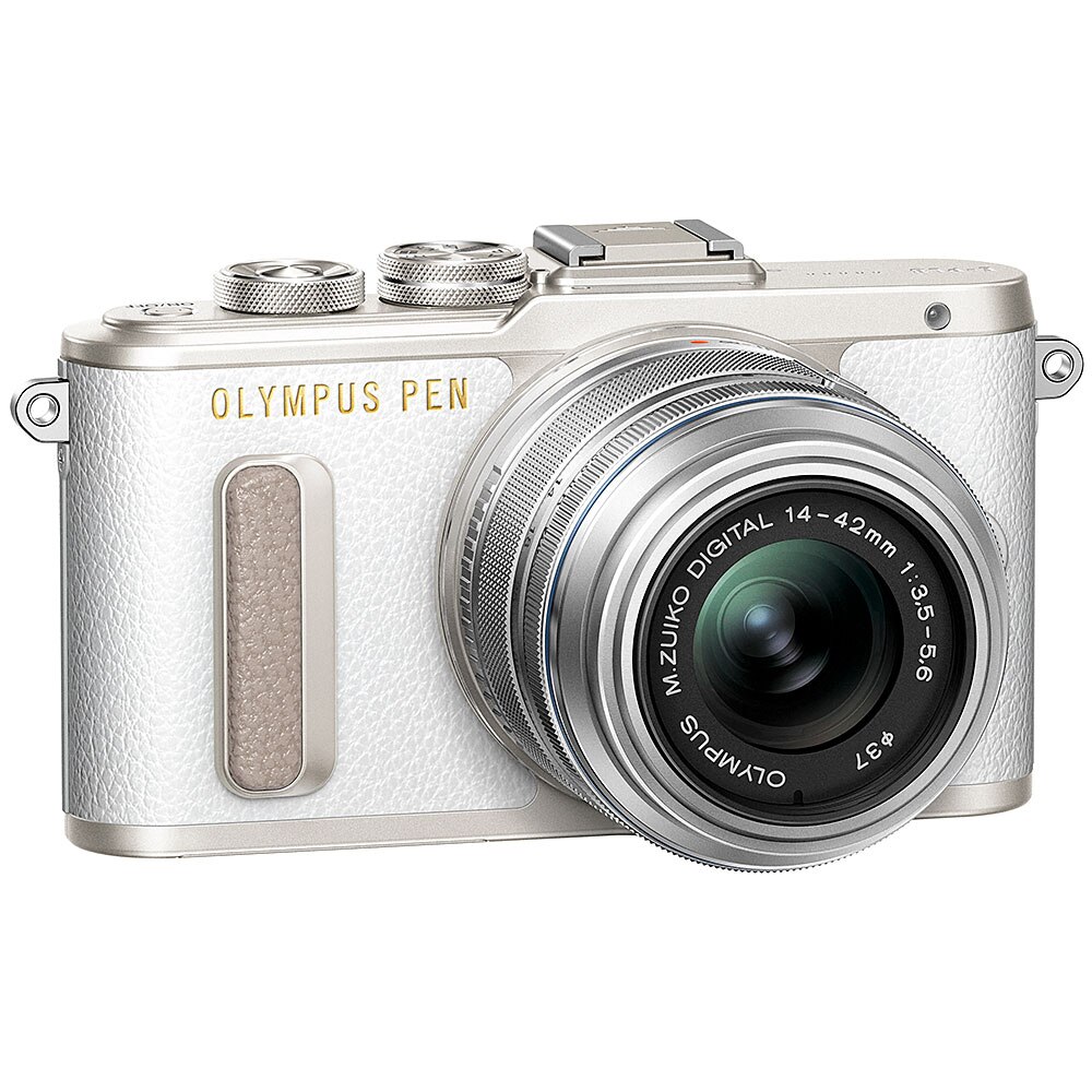 Olympus PEN E-PL8 Mirrorless Camera - White Body