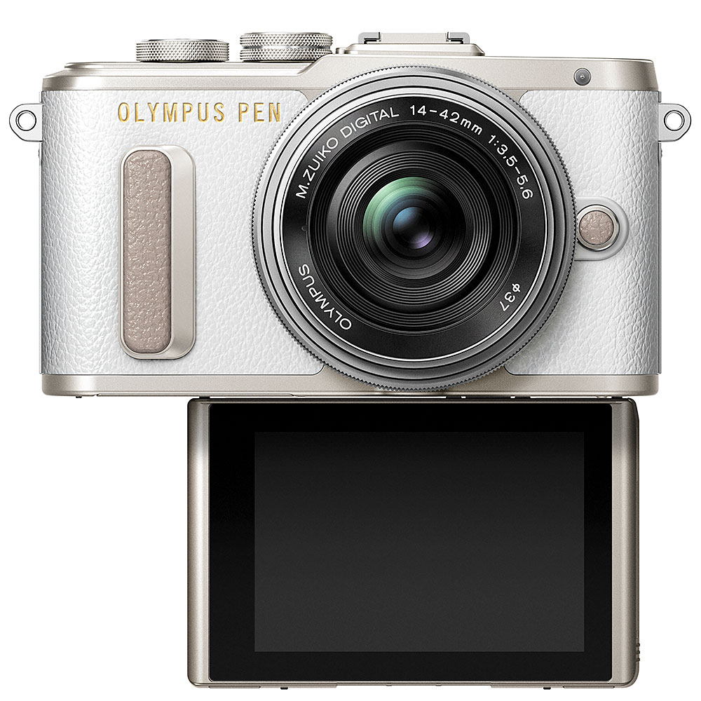 Olympus PEN E-PL8 Mirrorless Camera - White Body