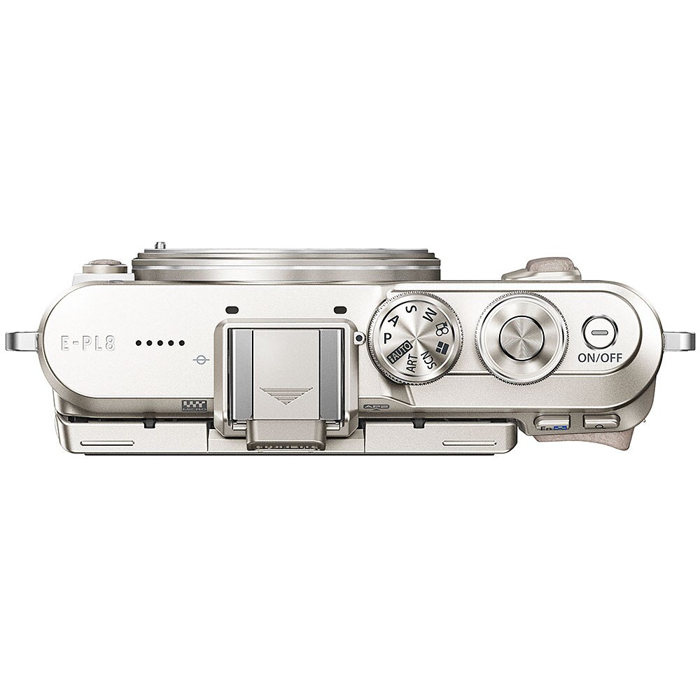 Olympus PEN E-PL8 Mirrorless Camera - White Body