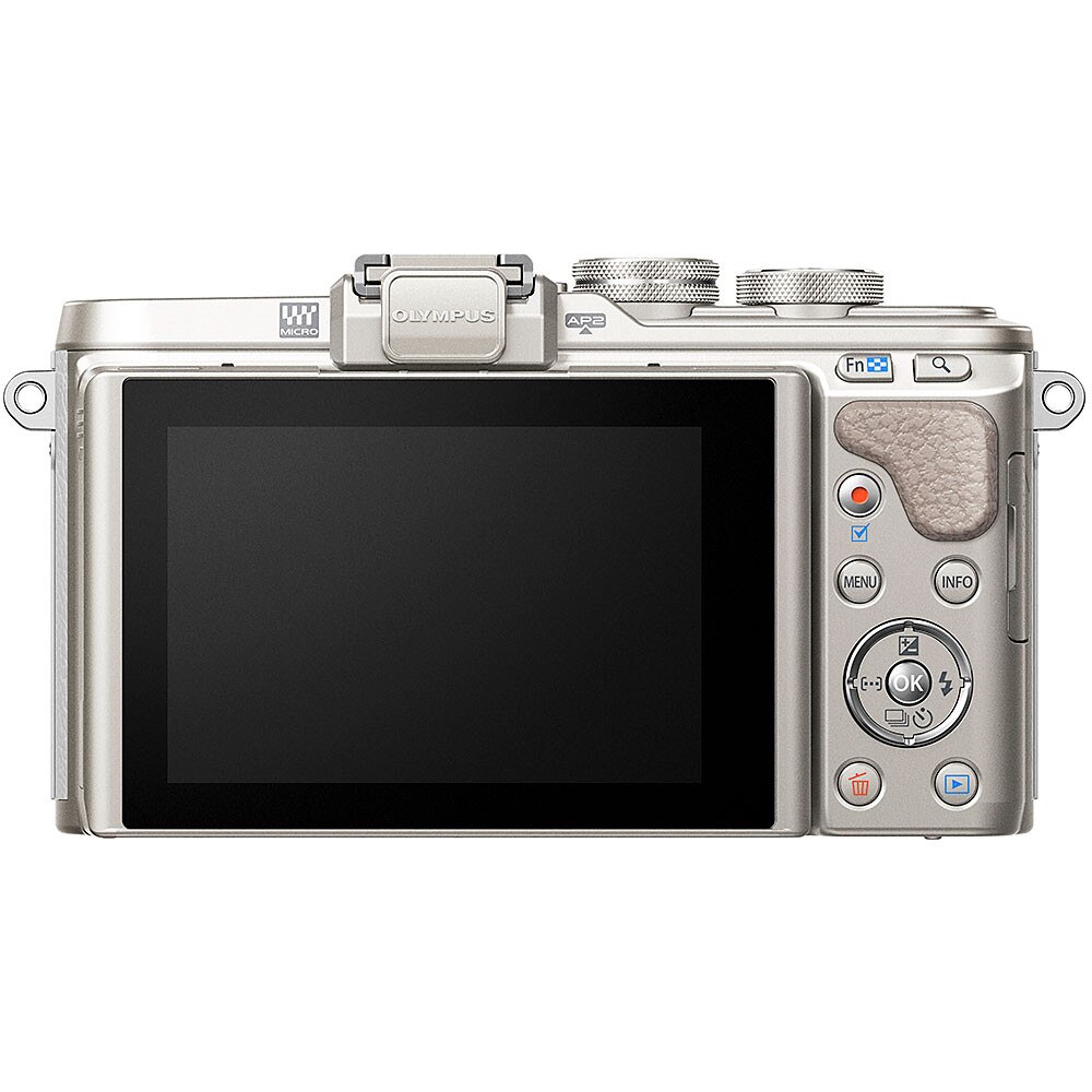 Olympus PEN E-PL8 Mirrorless Camera with 14-42mm II R Lens - White