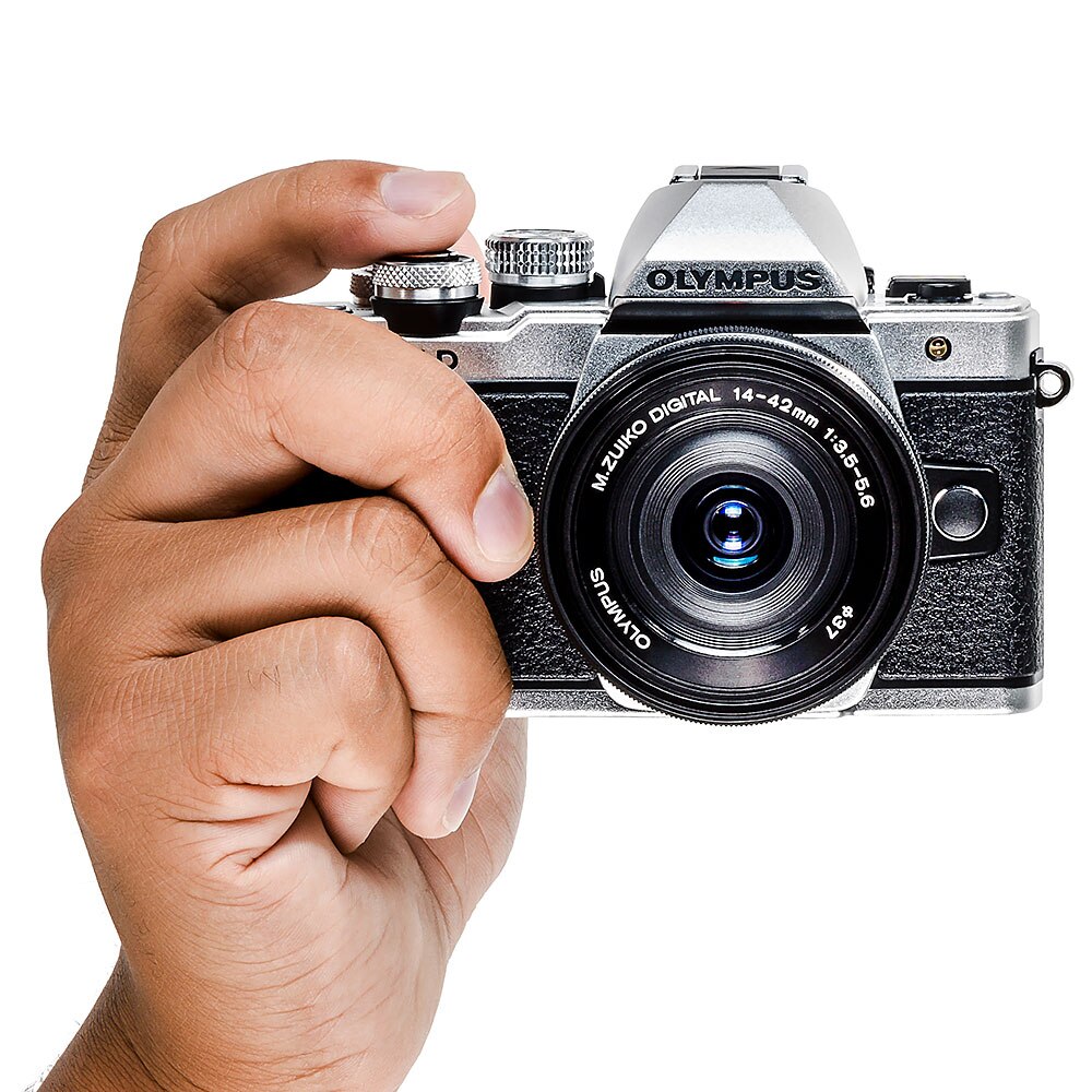 Olympus OM-D E-M10 Mark II Mirrorless Black Camera with 14-42mm EZ Lens