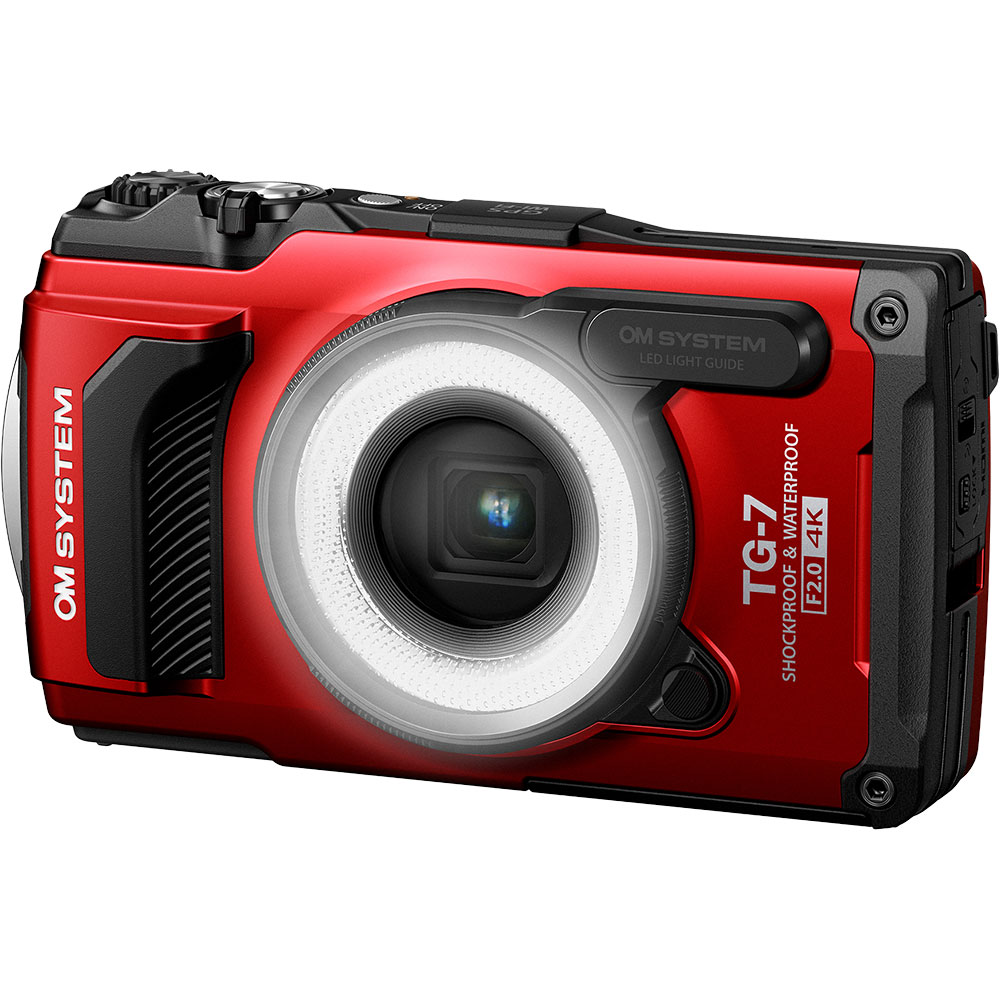 OLYMPUS オリンパス Tough TG-6 RED LB-T01 LG-1 OM System LG-1 LED Macro Ring Light for TG Cameras - Backscatter