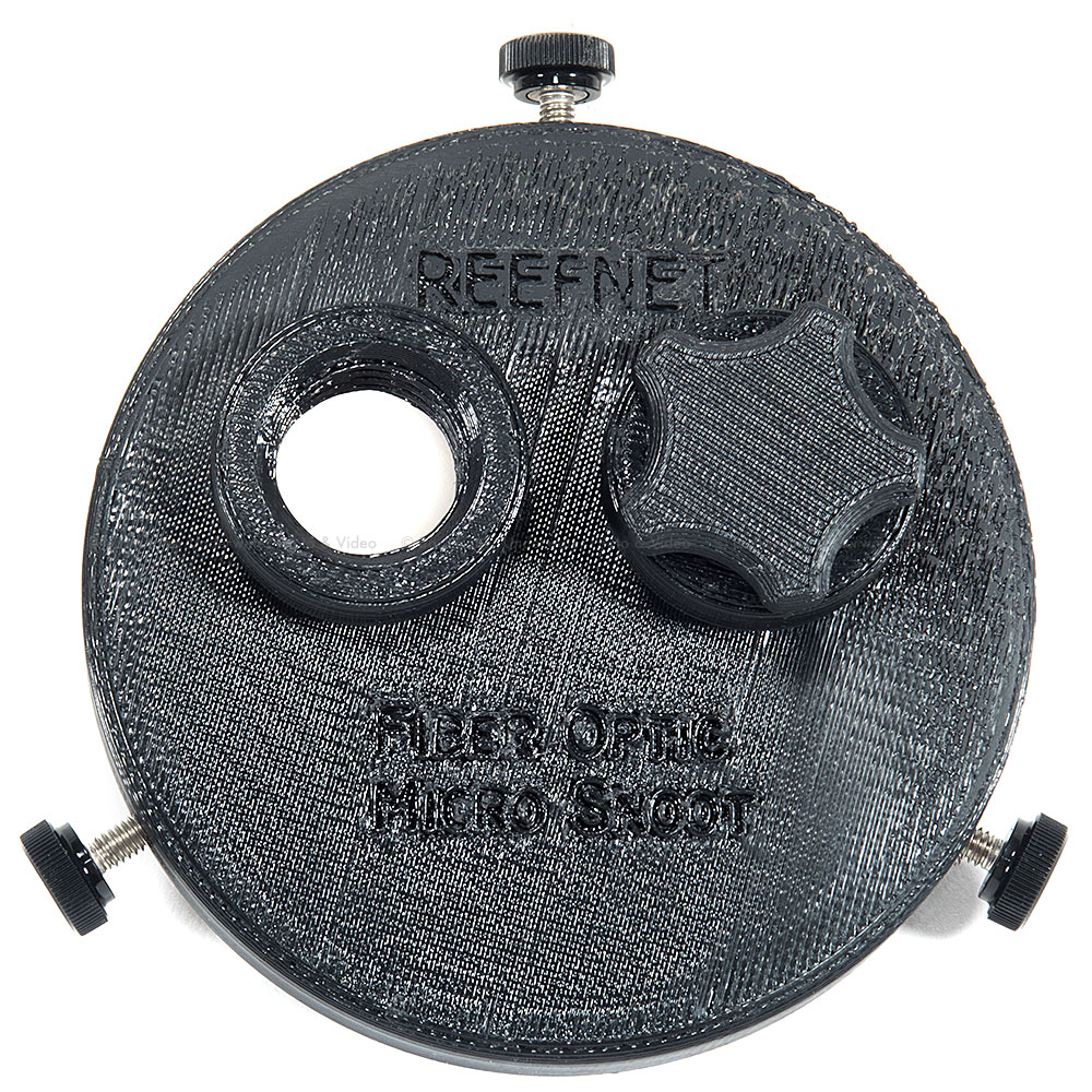 ReefNet Micro Snoot Fiber Optic Mount Base for Inon D2000 & Z240 Strobes