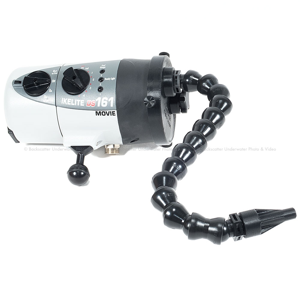 ReefNet Snoot Mount Base with Micro Snoot Fiber Optic Arm
