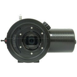 Recsea RVH-AX55-LCD Underwater Housing for Sony FDR-AX40, FDR-AX53 & FDR-AX55 4K Camcorder