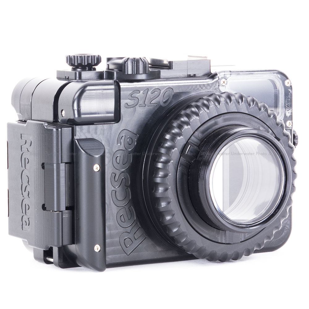 Canon PowerShot S120 と専用Recsea水中 ハウジング Recsea WHC-S120 Underwater Housing for Canon Powershot S120 Camera