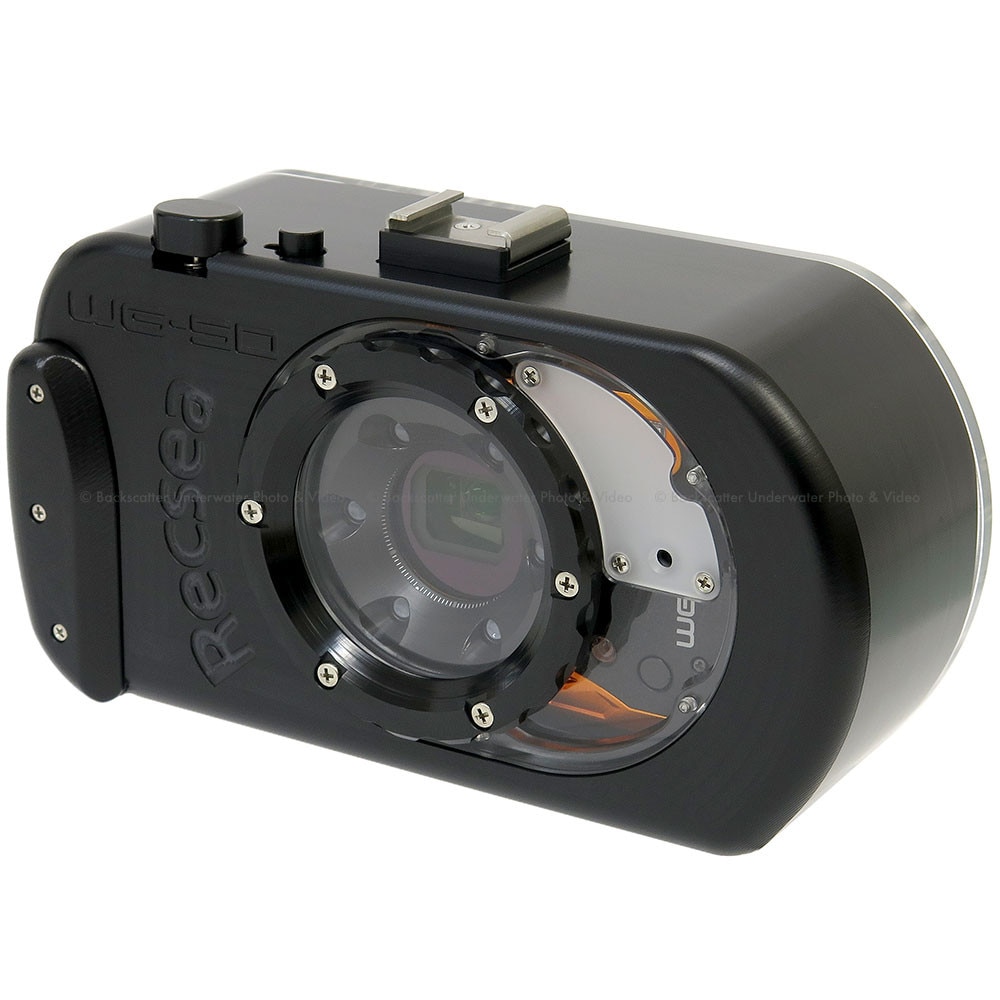 Recsea WHR-WG50/P Underwater Housing with 67mm adaptor for RICOH WG-50, WG-40, WG-30 and PENTAX Optio WG-2 Cameras