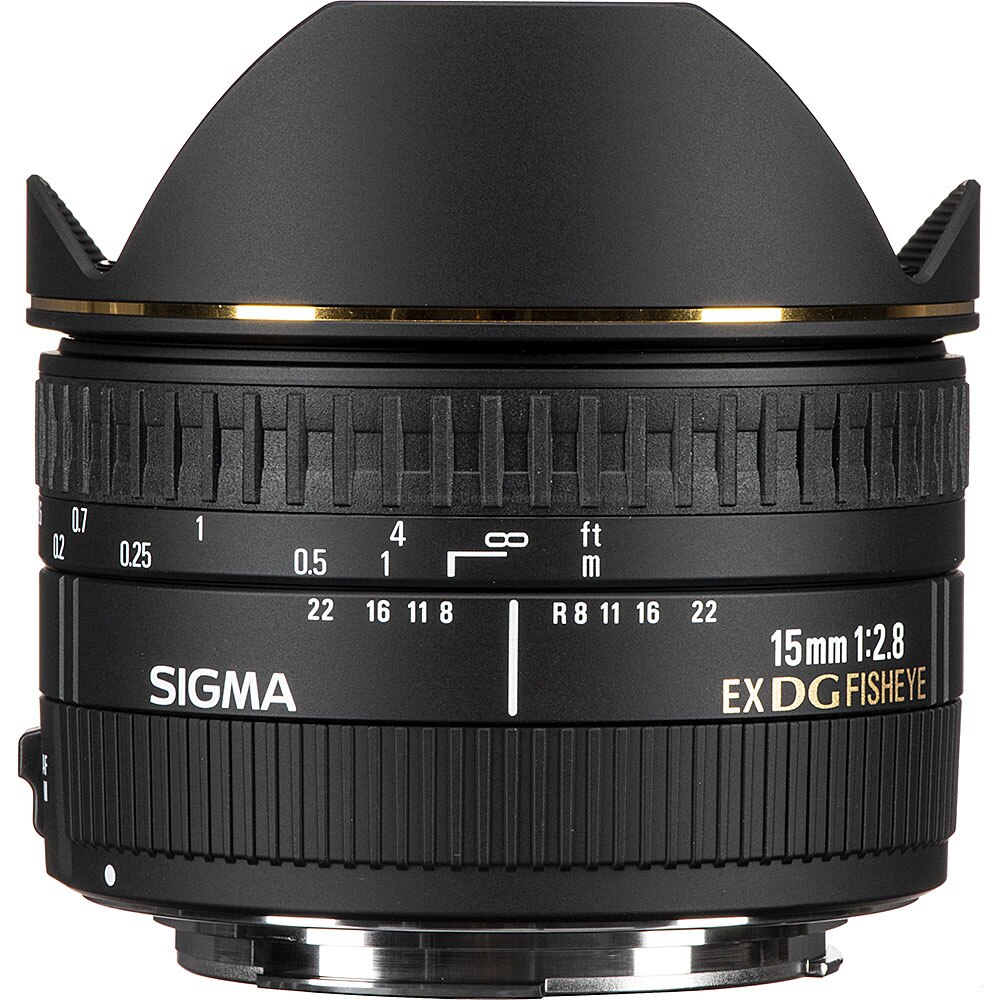 Sigma 15mm f/2.8 EX DG Fisheye Lens for Canon EF