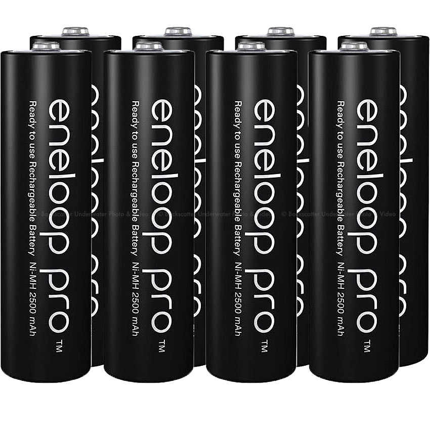 Panasonic Eneloop Pro Rechargeable AA Ni-MH Batteries with Charger  (2550mAh, 4-Pack)