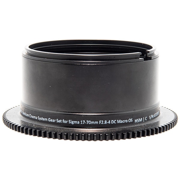 Used Nauticam Cinema System Gear Set Sigma 17 70mm F 2 8 4 Dc Macro Os Hsm C Lens
