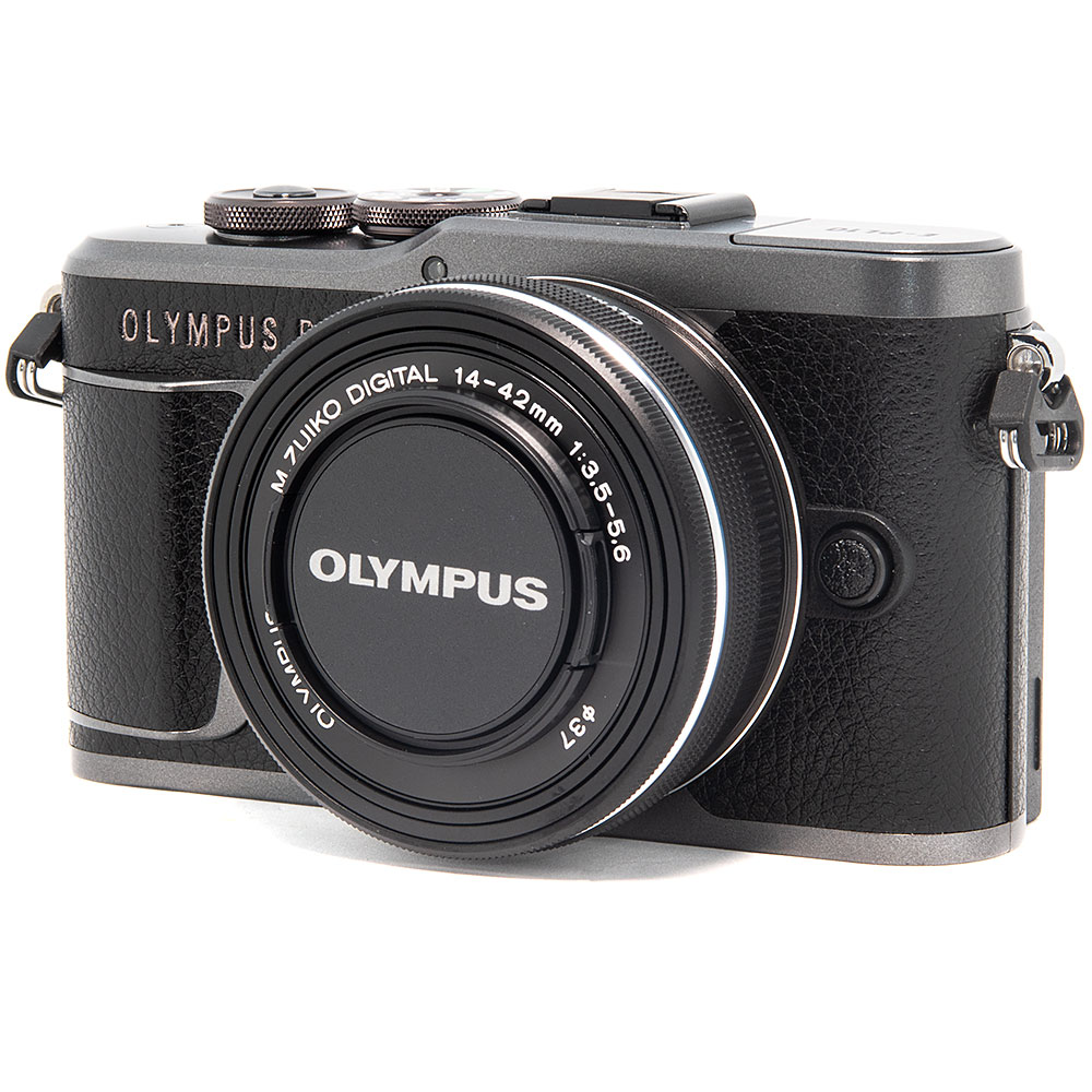 Olympus PEN E-PL10 Mirrorless Camera & Olympus ED M. 14-42mm f/3.5-5.6 EZ  Lens