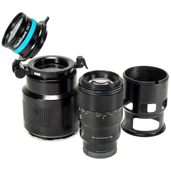 USED Sony FE 90mm G OSS Macro Lens, Nauticam N100 Macro Port