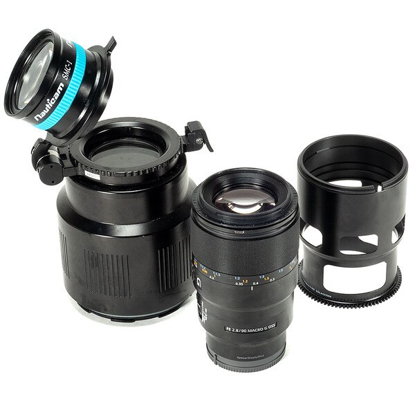 USED Sony FE 90mm G OSS Macro Lens, Nauticam N100