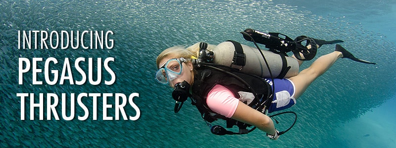 Fly Underwater - Pegasus Tank Mount Scooters