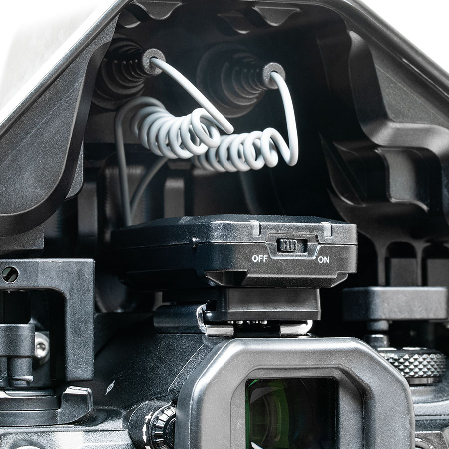 Backscatter TTL Smart Control Flash Trigger - Trigger installed in housing