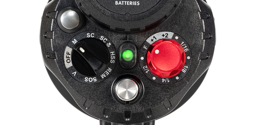 Backscatter Hybrid Flash Underwater Strobe & Video Light Review - back of strobe at different angle