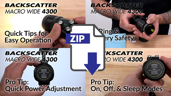 Backscatter MW-4300 Instruction Videos