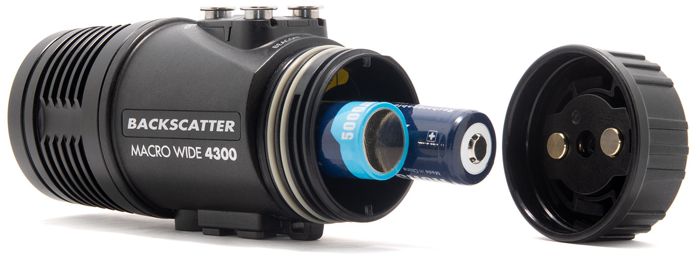 Backscatter Macro Wide 4300 Dual O-rings & Batteries