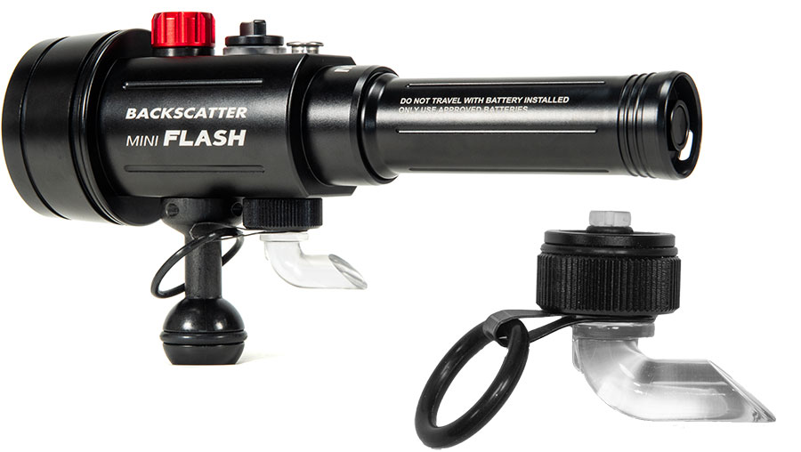 Backscatter Mini Flash 2 Underwater Strobe Review -  light pipe