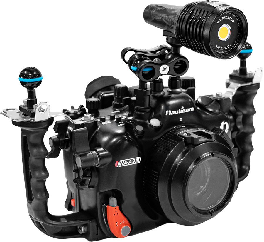 UW Shot of 3500 used as a focus light