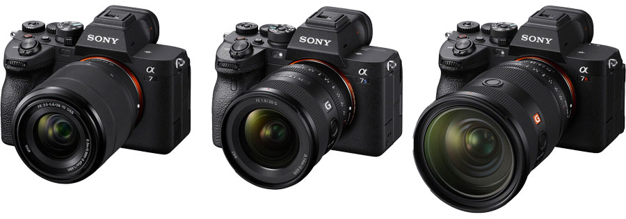 SONY A7R V UNDERWATER CAMERA REVIEW - Sony α7 lineup, there are 3 current cameras