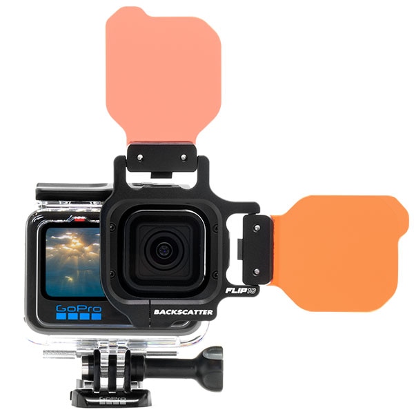 orange underwater camera