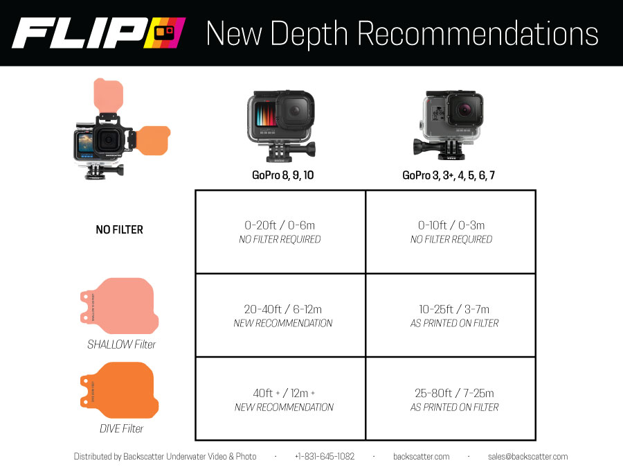 FLIP Filter Depth Chart