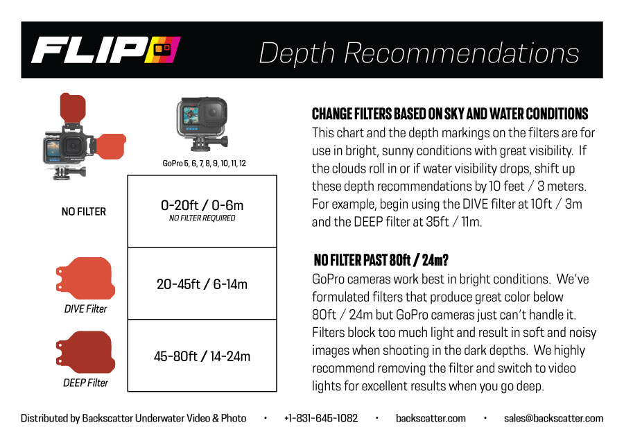 FLIP Filter Depth Chart