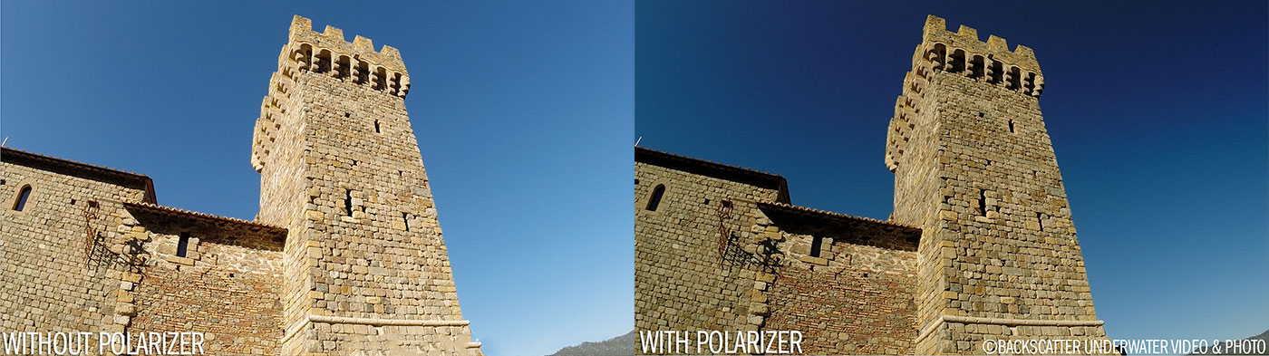 Flip5 GoPro Polarizer With and Without Sky