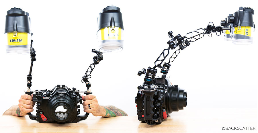 Strong 6" Joint Arm for Connecting Strobe/Video Light to Underwater Housing 