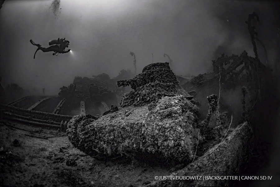 ©Justin Dubowitz - Truk Lagoon - WWII Tank